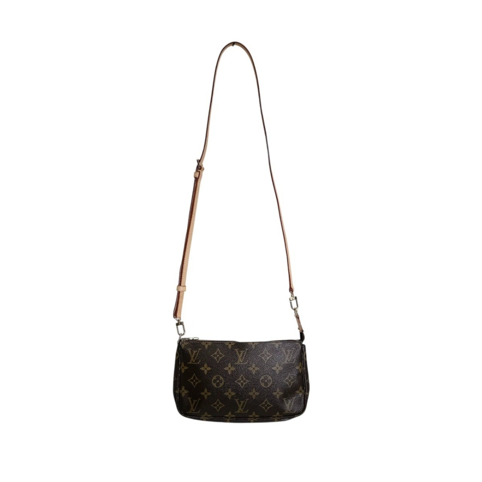 Louis Vuitton Monogram Brown Monogram Pochette Pouch Shoulder Bag