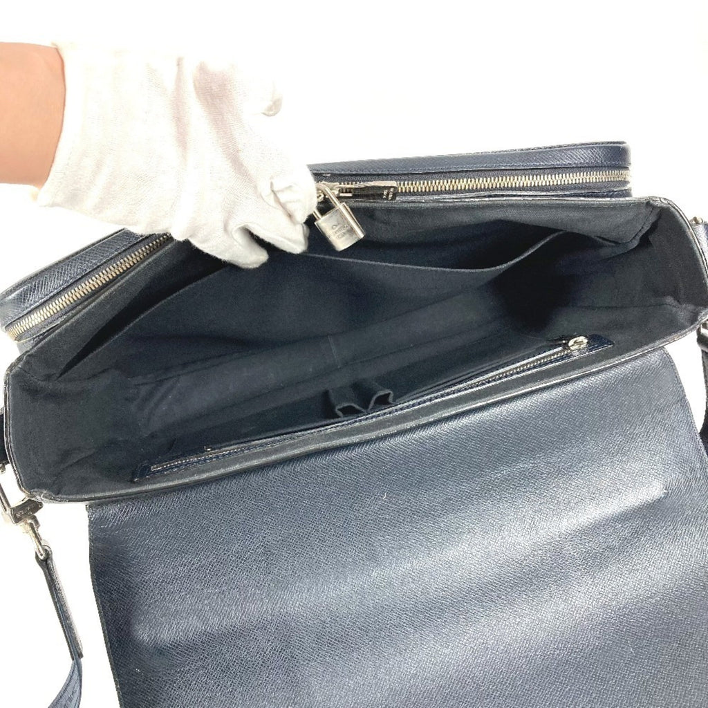 Louis Vuitton Boreal Navy Taiga Leather Handbag Shoulder Bag