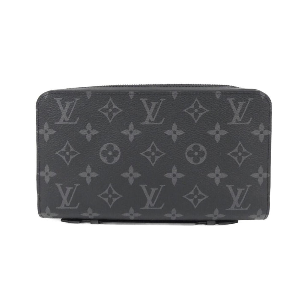 Louis Vuitton Black Monogram Eclipse Monogram Eclipse Coated Canvas Long Wallet