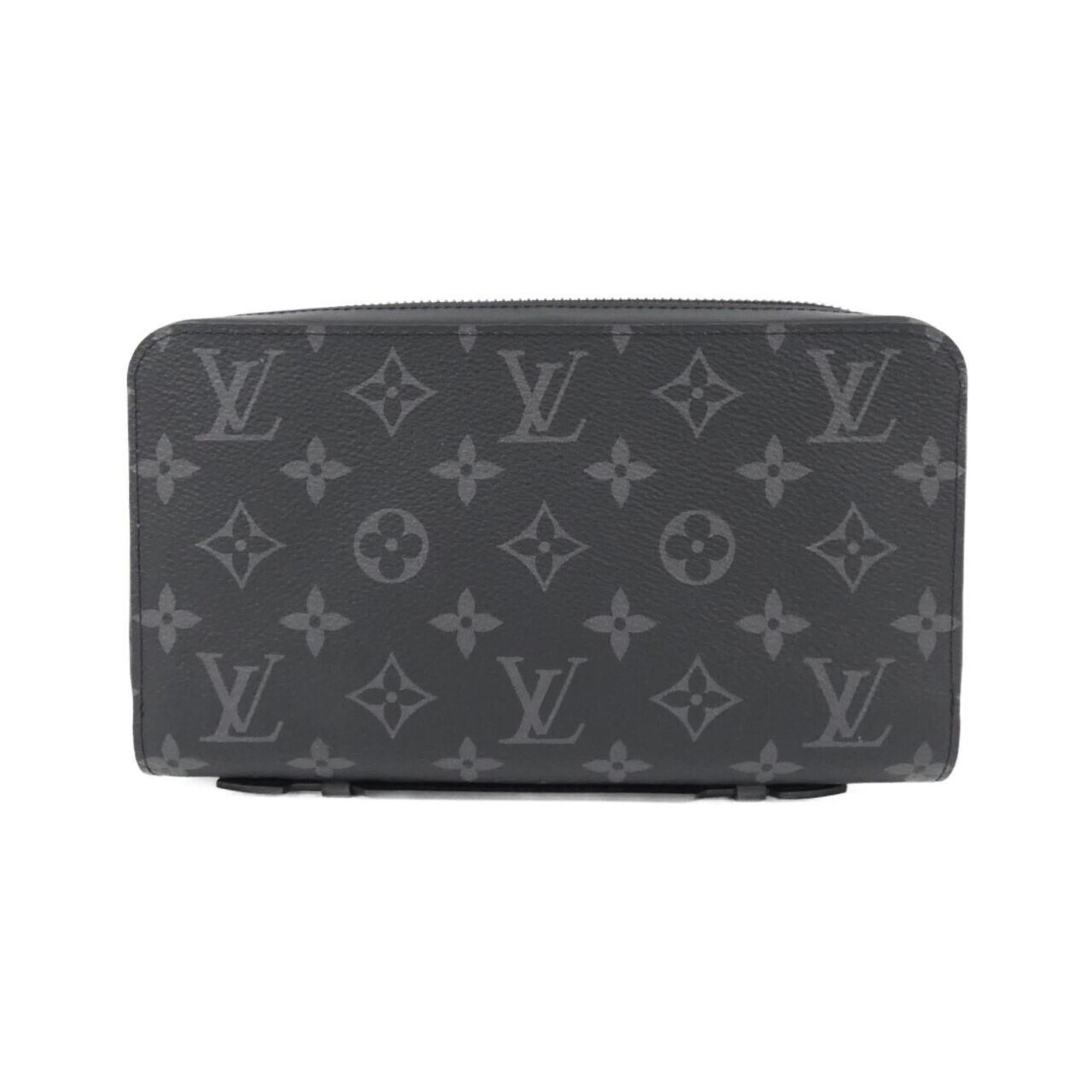 Louis Vuitton Black Monogram Eclipse Monogram Eclipse Coated Canvas Long Wallet