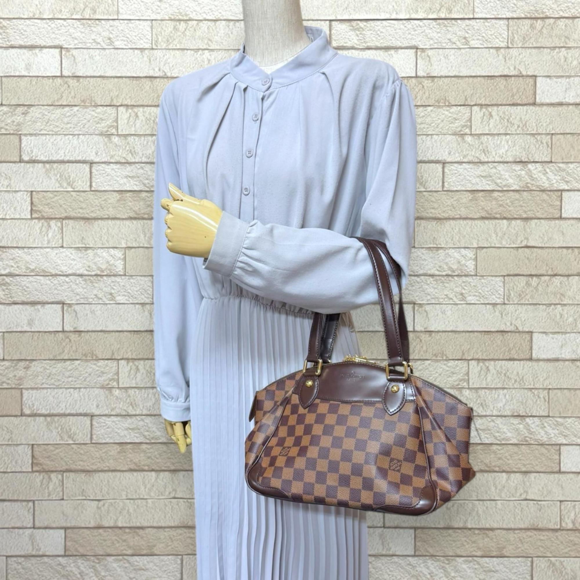 Louis Vuitton Brown Damier Canvas Handbag