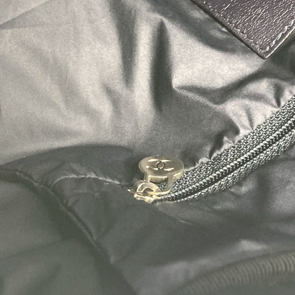 Chanel White Nylon Shoulder Bag