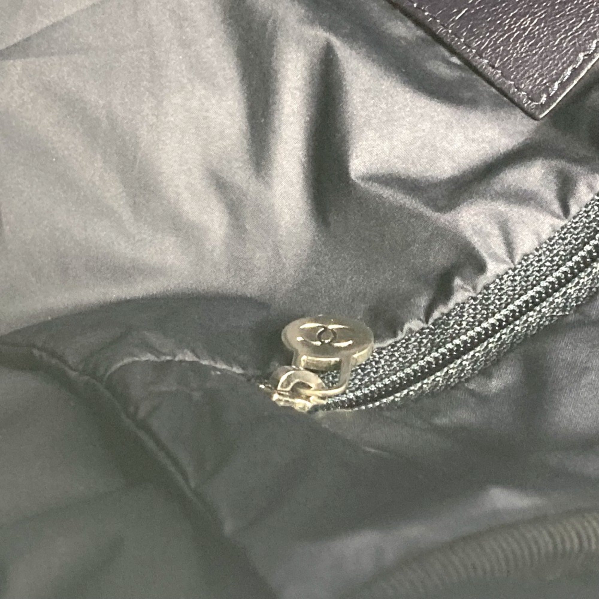 Chanel White Nylon Shoulder Bag