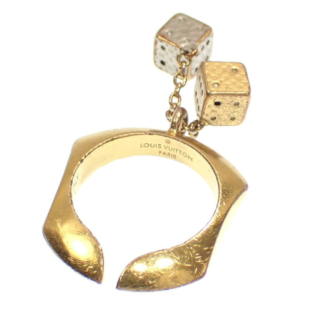 Louis Vuitton Gold Gold Plating Band Ring
