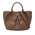 Louis Vuitton Taupe Leather Handbag Shoulder Bag