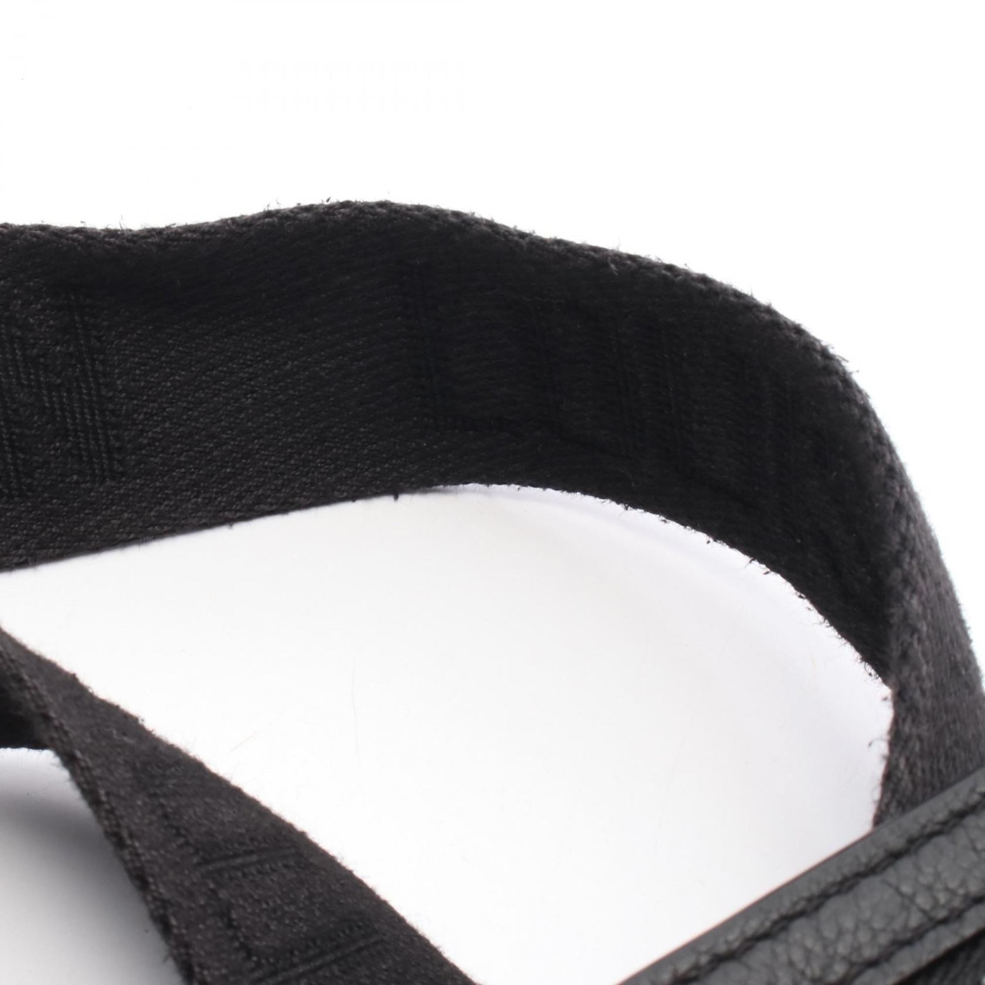 Louis Vuitton Black Noir Leather Fanny Pack