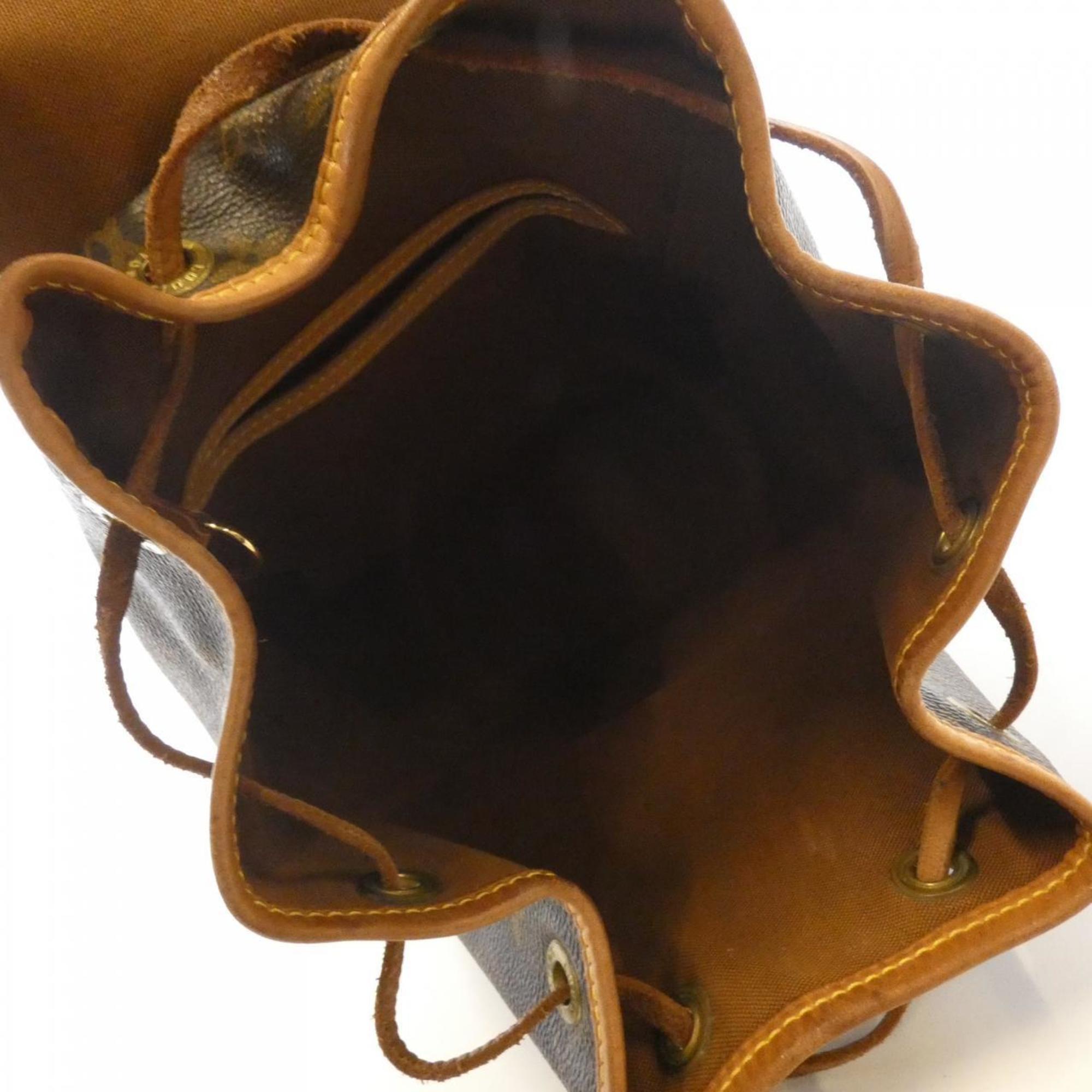 Louis Vuitton Brown Coated Canvas Backpack