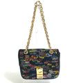 Celine Black Leather Shoulder Bag