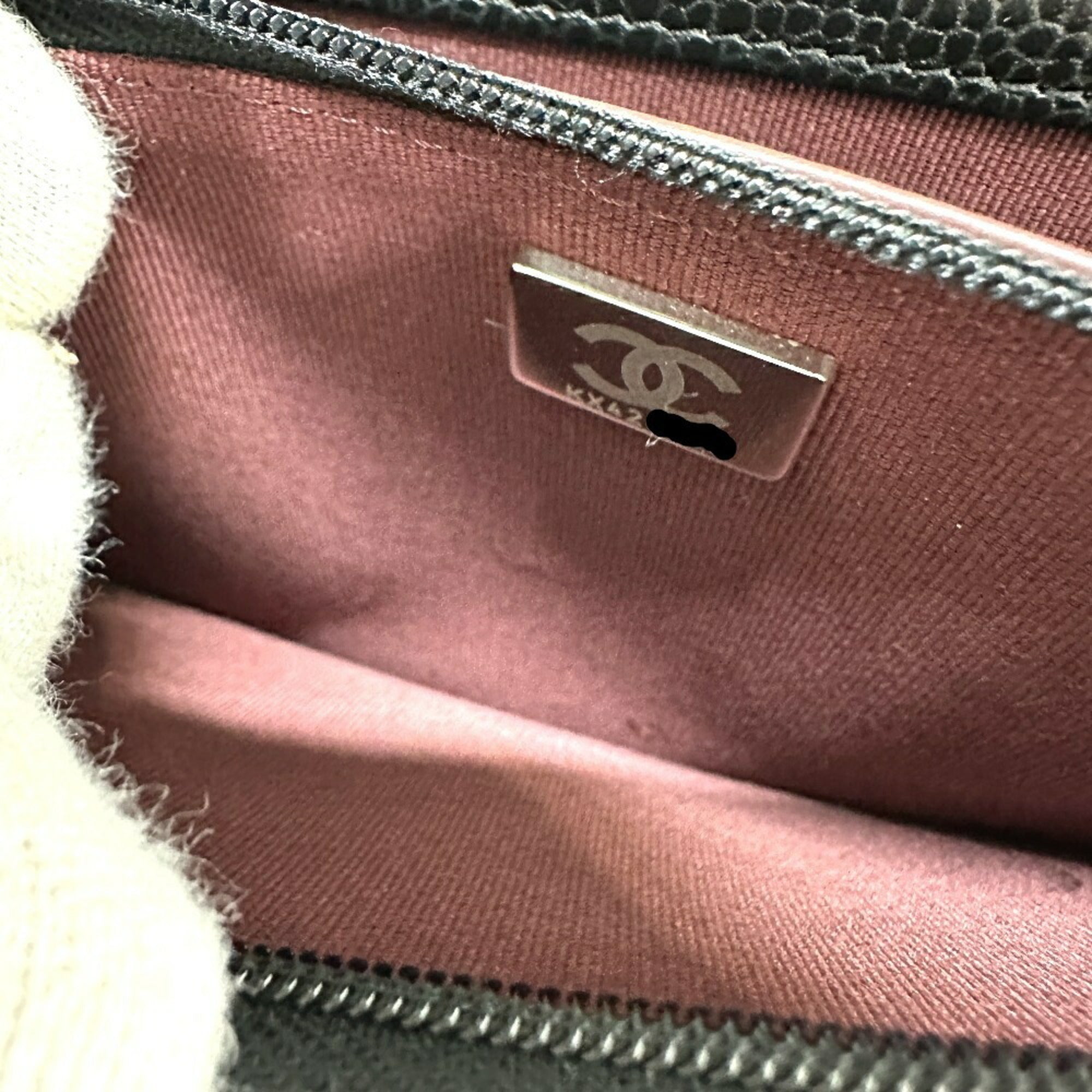 Chanel Black Caviar Leather Shoulder Bag