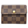 Louis Vuitton Damier Canvas Ebene Damier Canvas Wallet