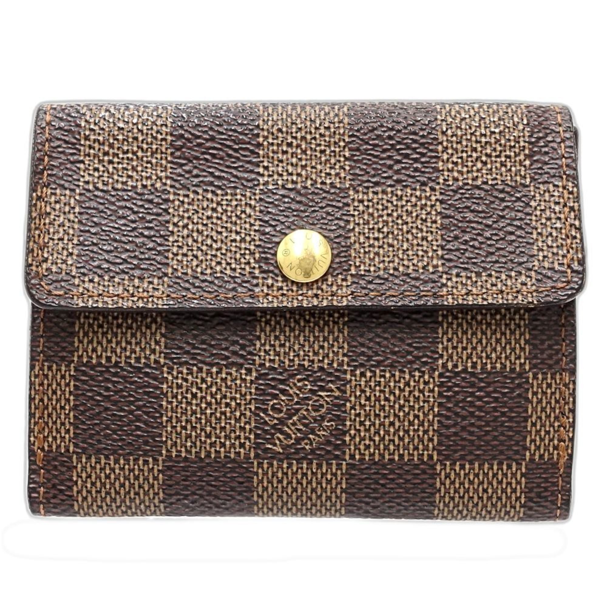 Louis Vuitton Damier Canvas Ebene Damier Canvas Wallet