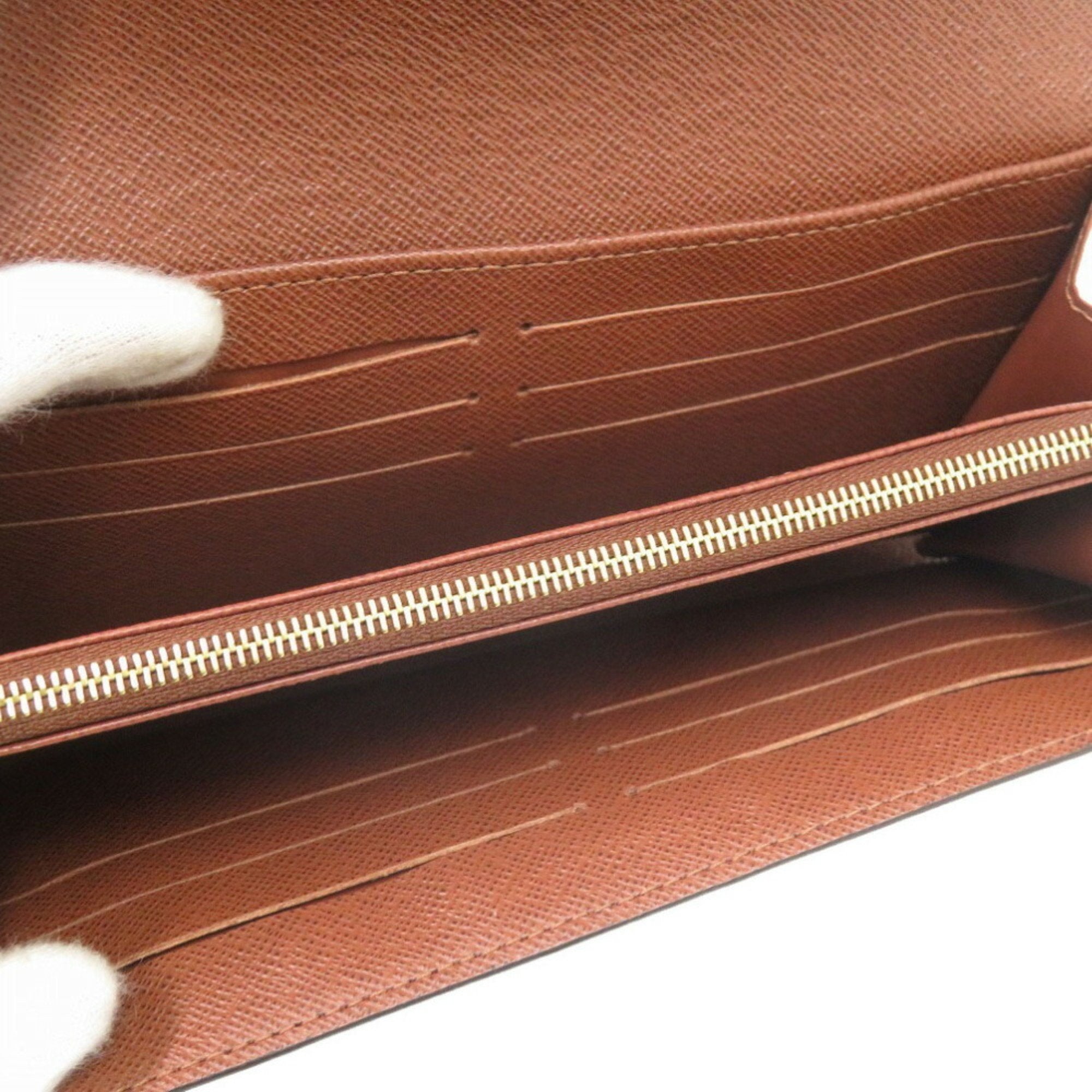 Louis Vuitton Brown Monogram Monogram Long Wallet
