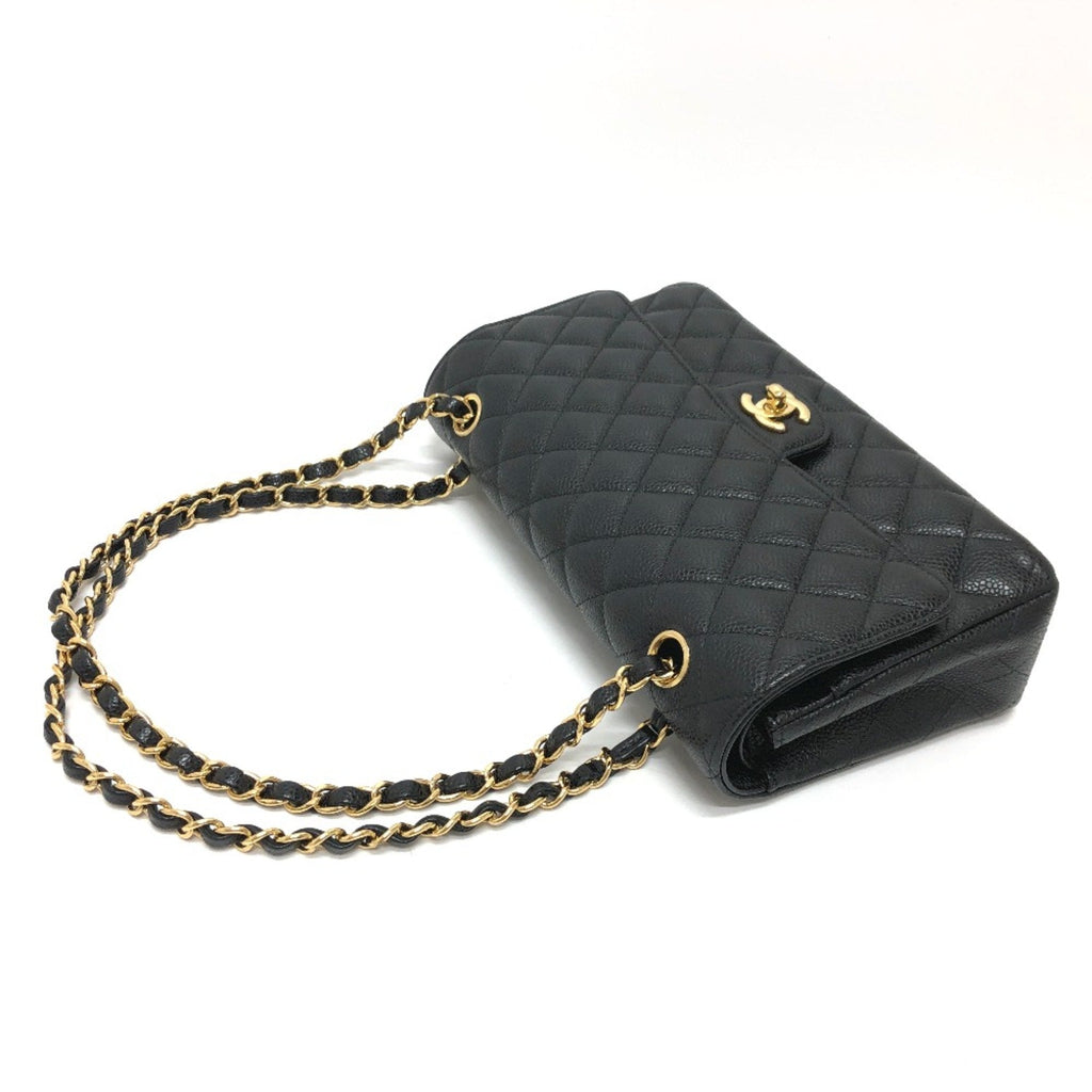 Chanel Black Leather Shoulder Bag