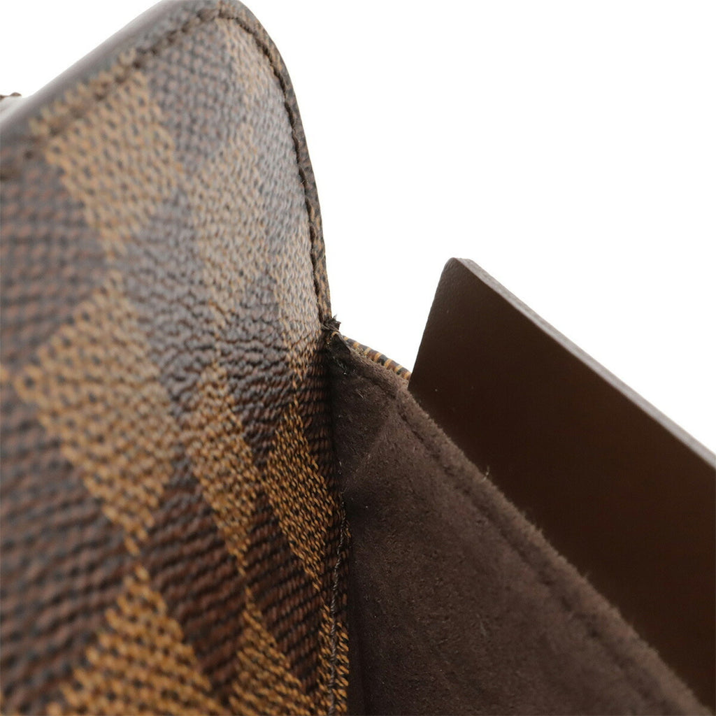 Louis Vuitton Damier Brown Damier Canvas Pvc Clutch Bag