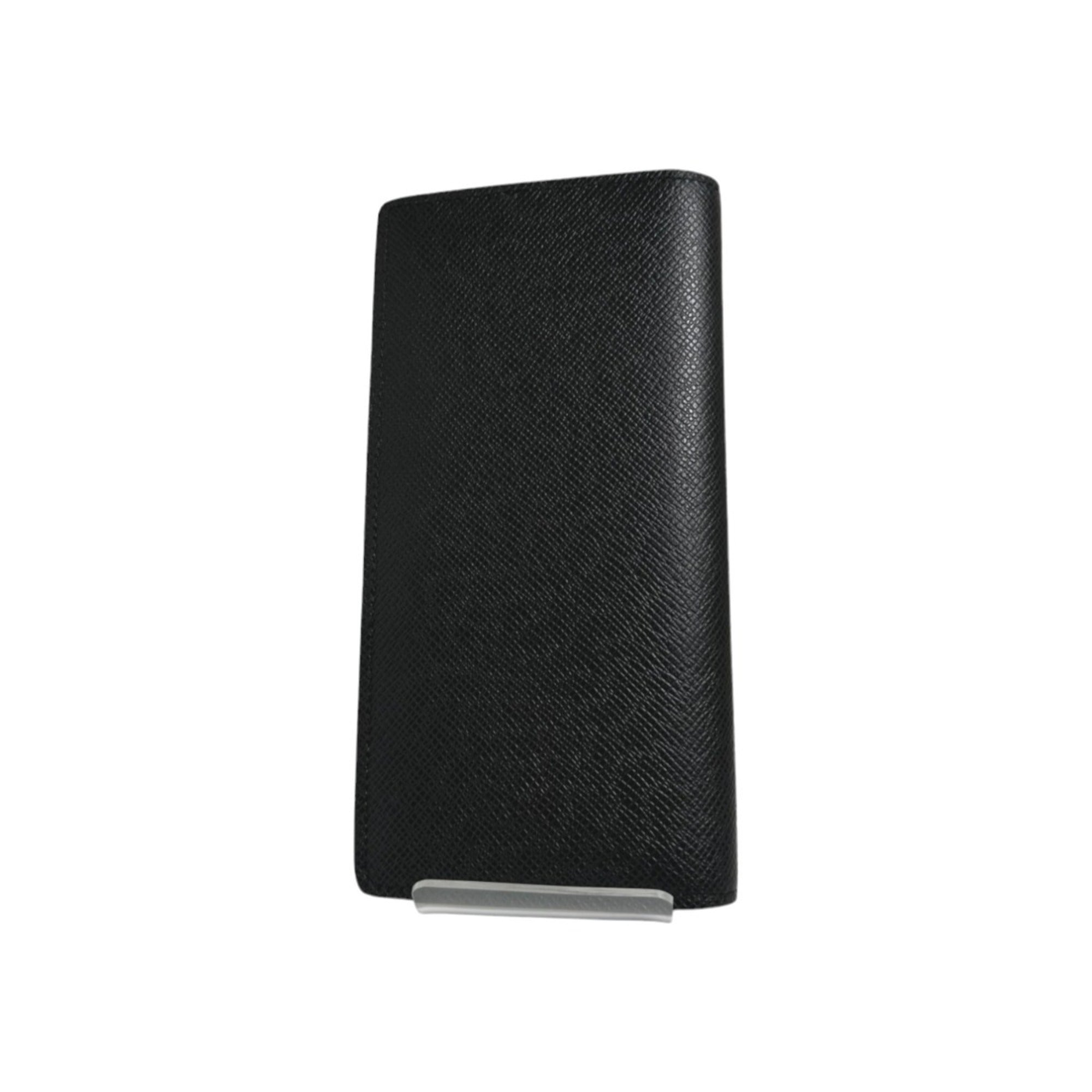 Louis Vuitton Black Taiga Leather Long Wallet