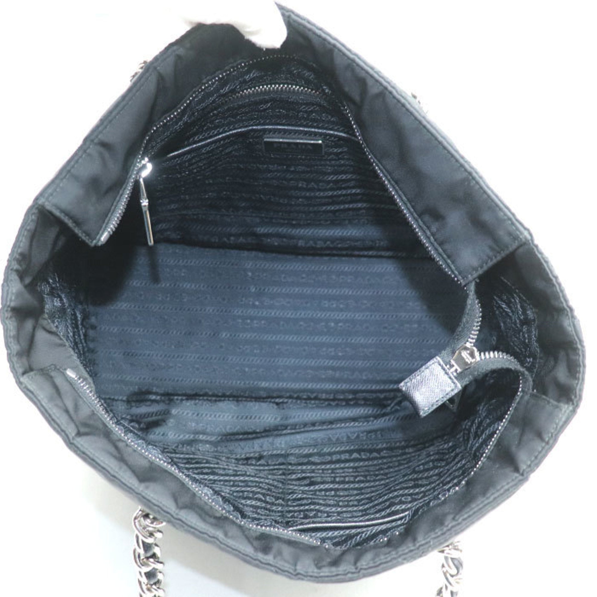 Prada Black Nylon Tote Bag