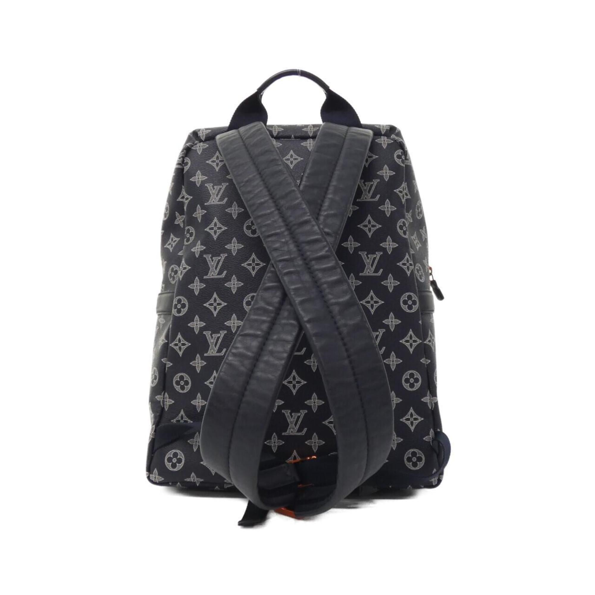 Louis Vuitton Monogram Blue Marine Coated Canvas Backpack