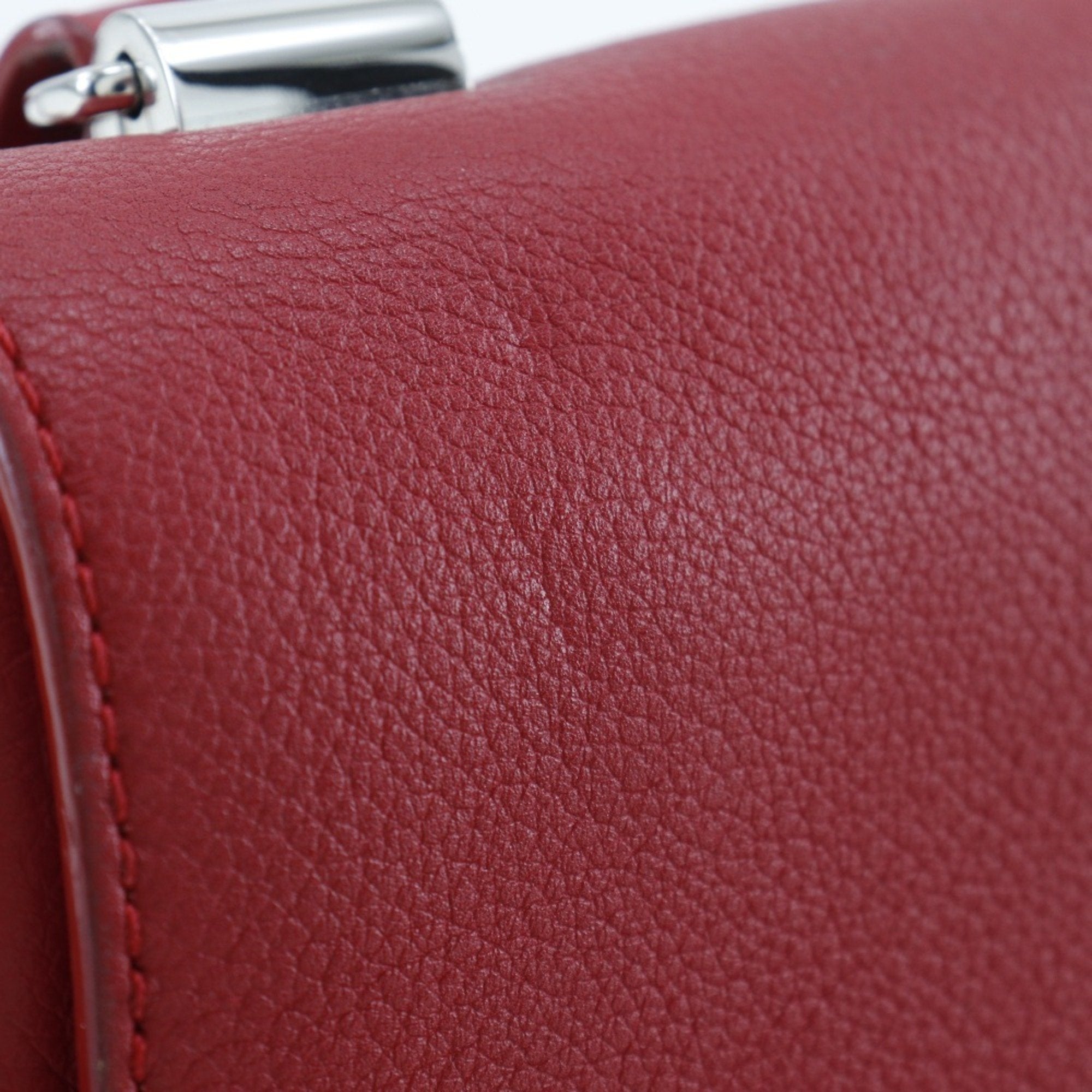 Louis Vuitton Red Color Ruby Leather Shoulder Bag