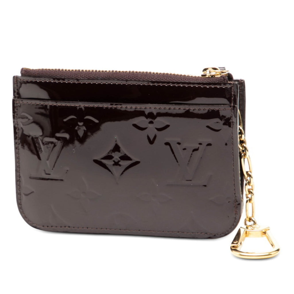 Louis Vuitton Monogram Vernis Amarante Purple Patent Leather Coin Purse/Coin Case