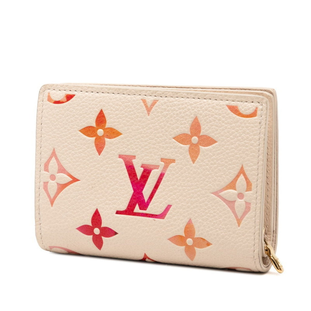 Louis Vuitton Beige Leather Wallet
