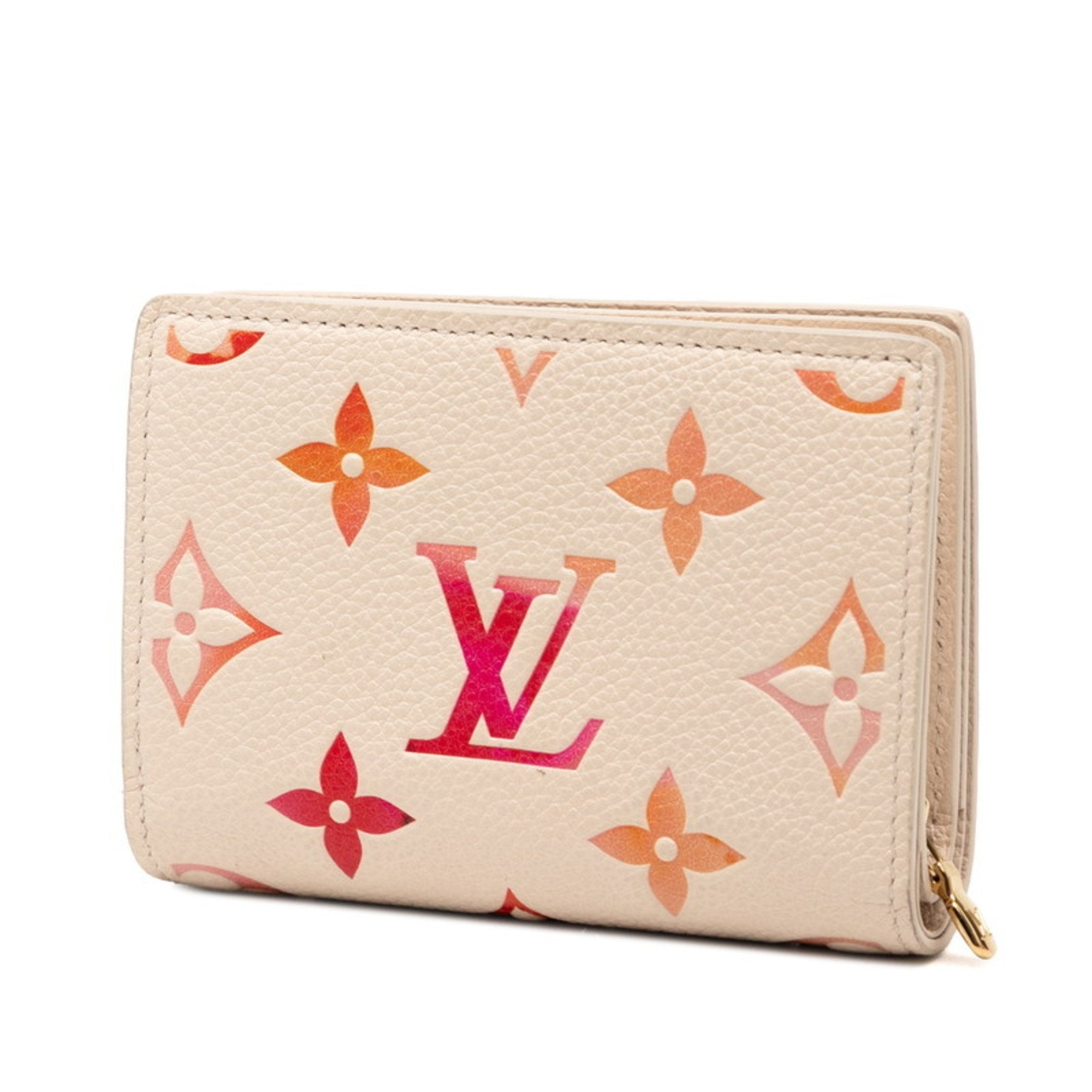 Louis Vuitton Beige Leather Wallet
