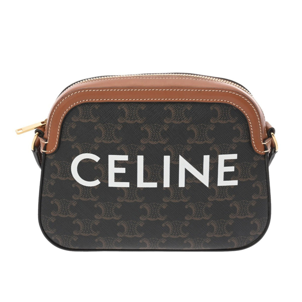 Celine Brown Pvc Shoulder Bag