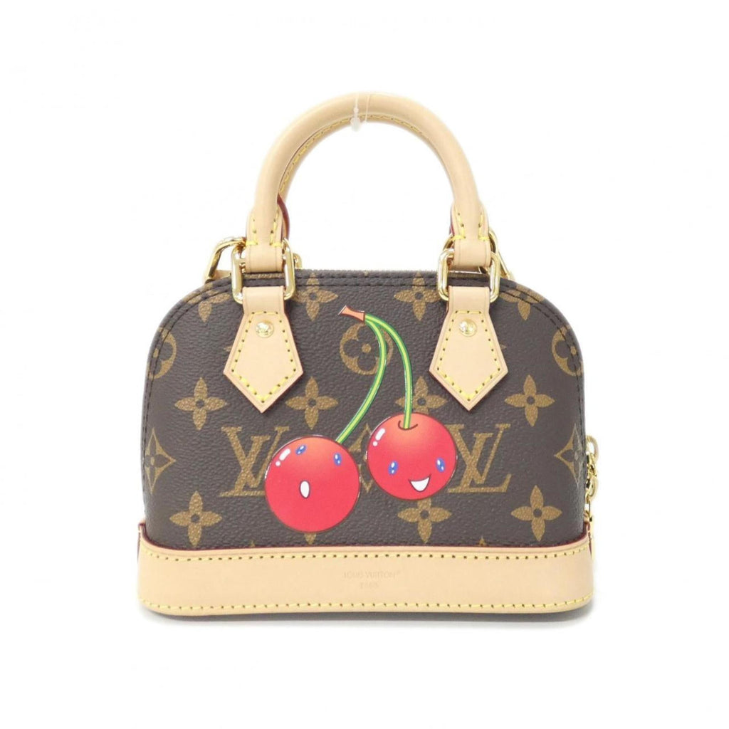 Louis Vuitton Brown Coated Canvas Handbag