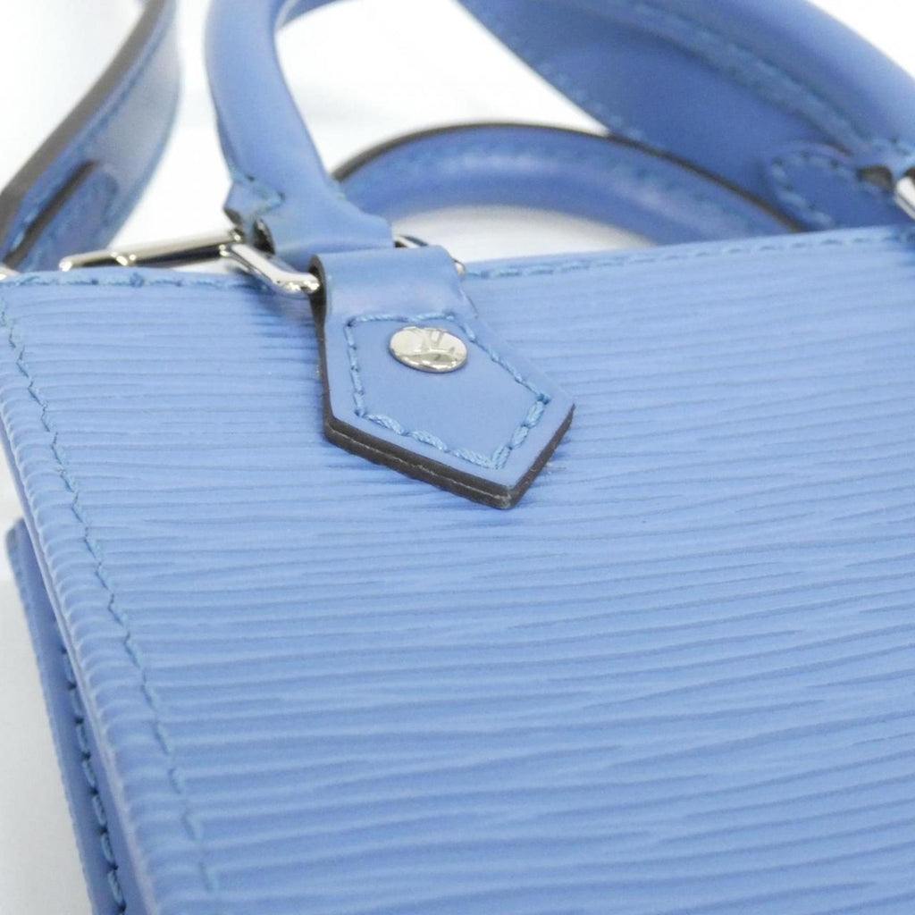 Louis Vuitton Blue Leather Handbag