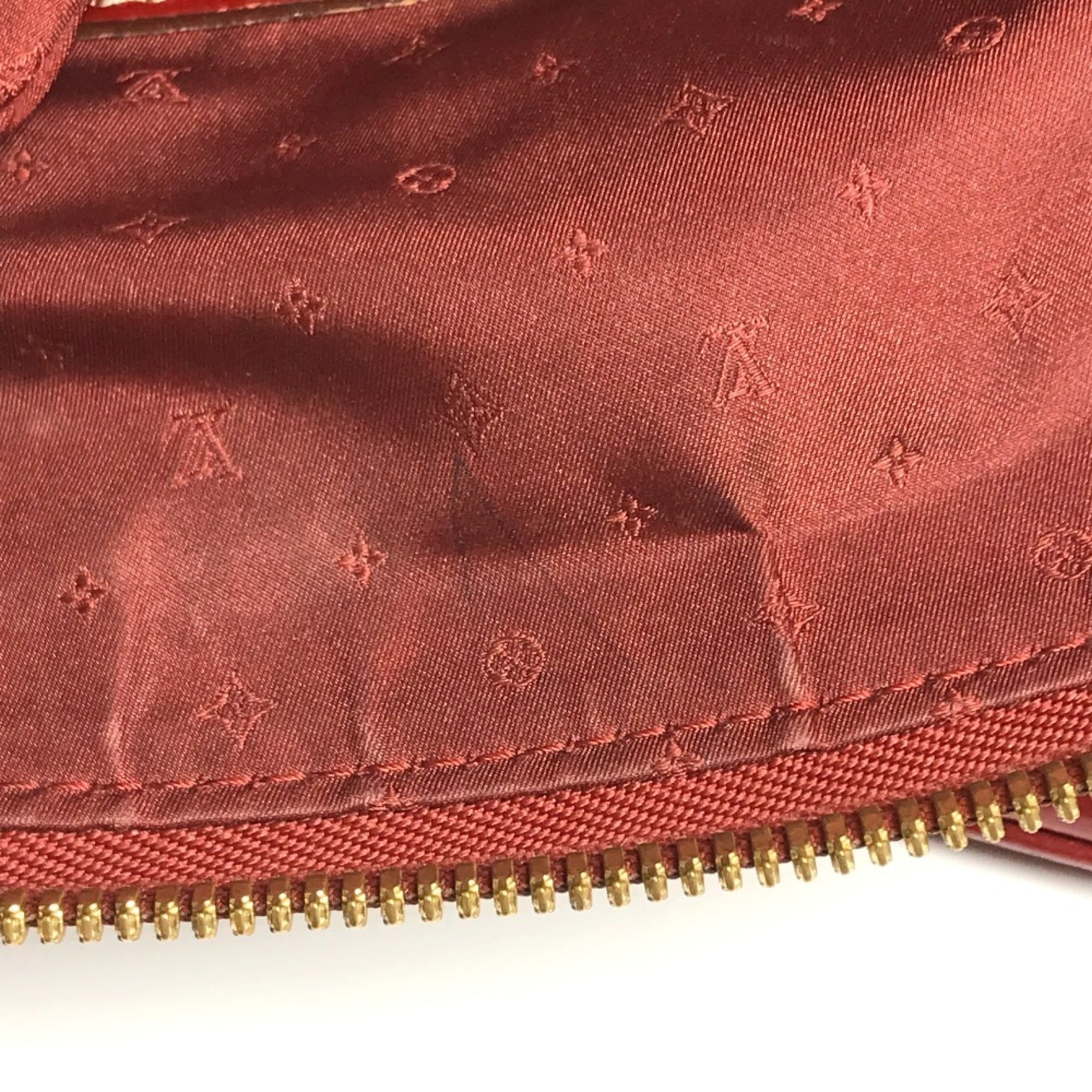Louis Vuitton Red Color Tanami Suhali Leather Handbag Tote Bag