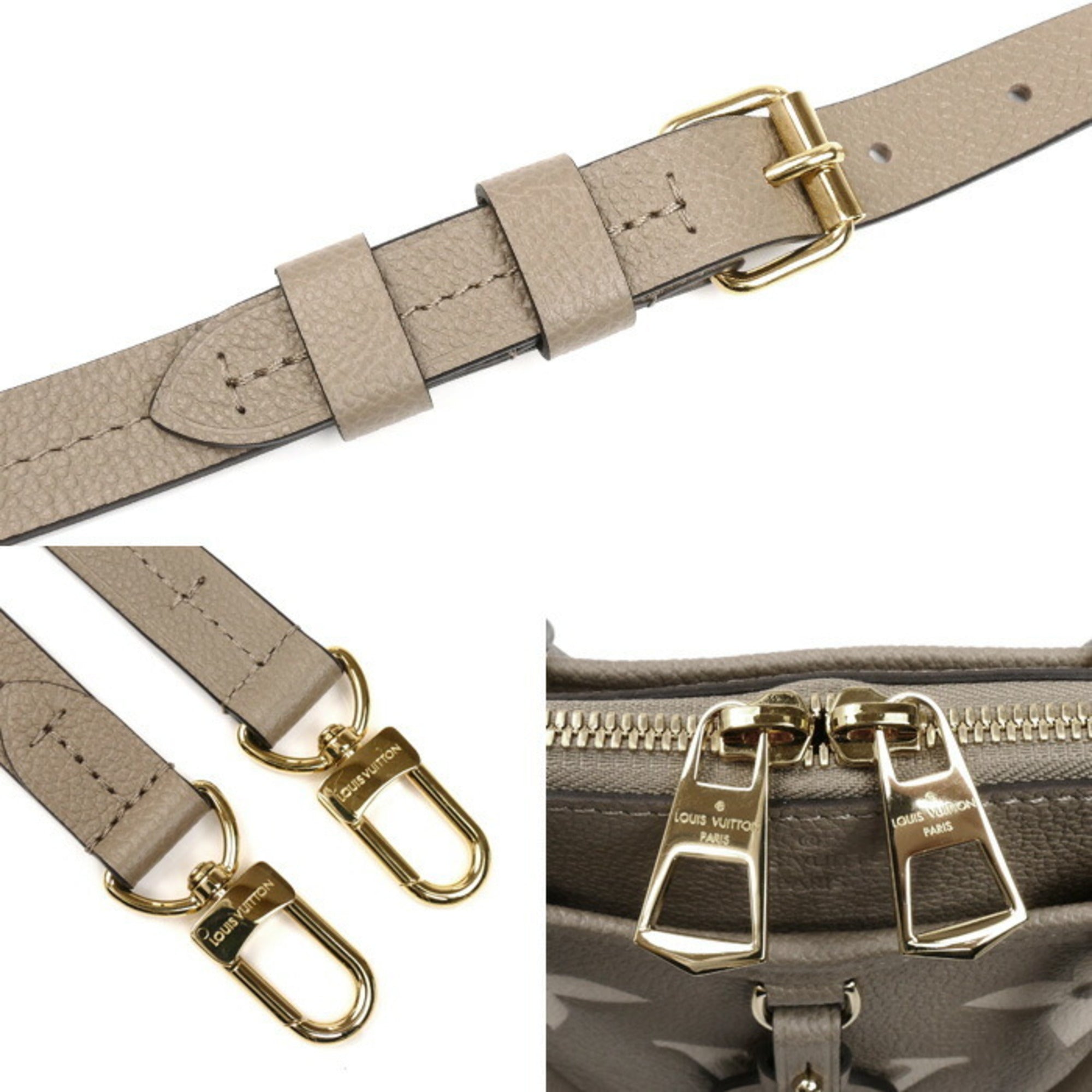 Louis Vuitton Beige Monogram Empreinte Shoulder Bag