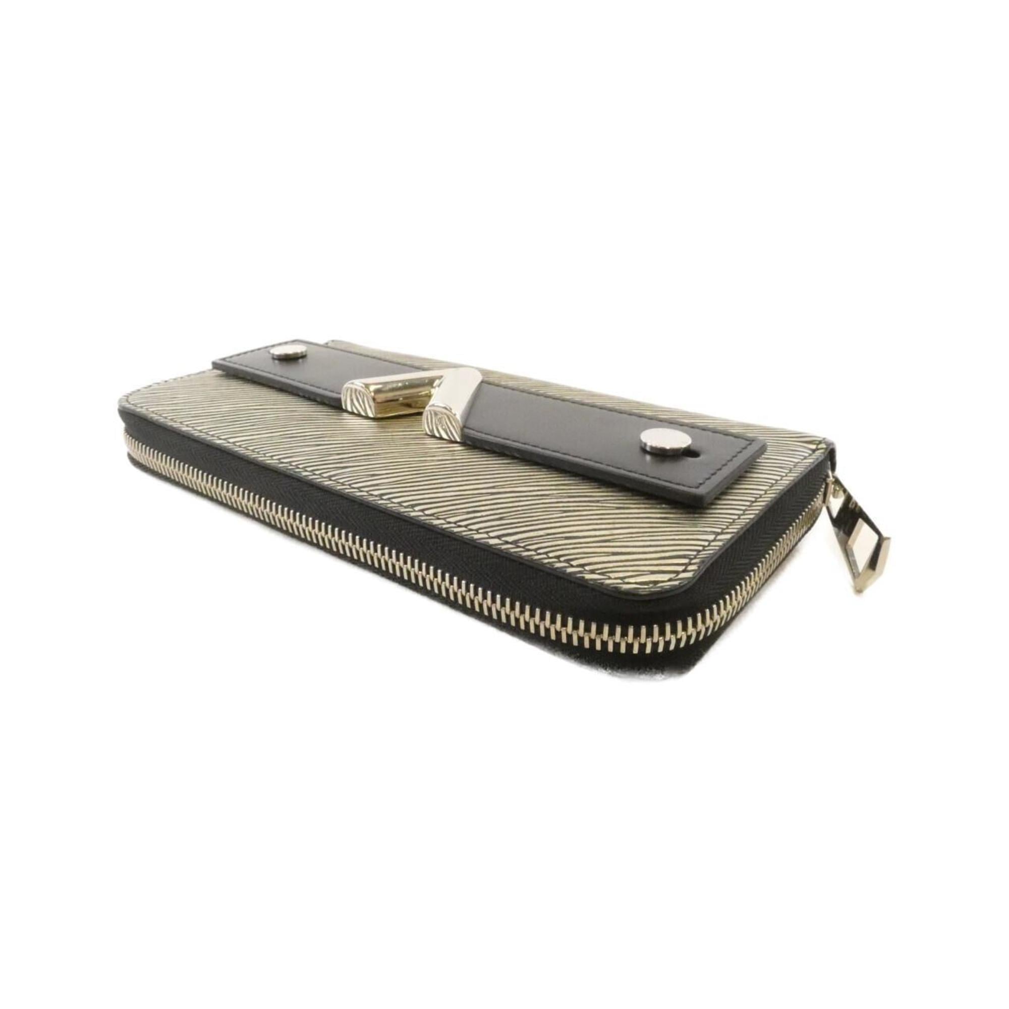 Louis Vuitton Silver Leather Long Wallet
