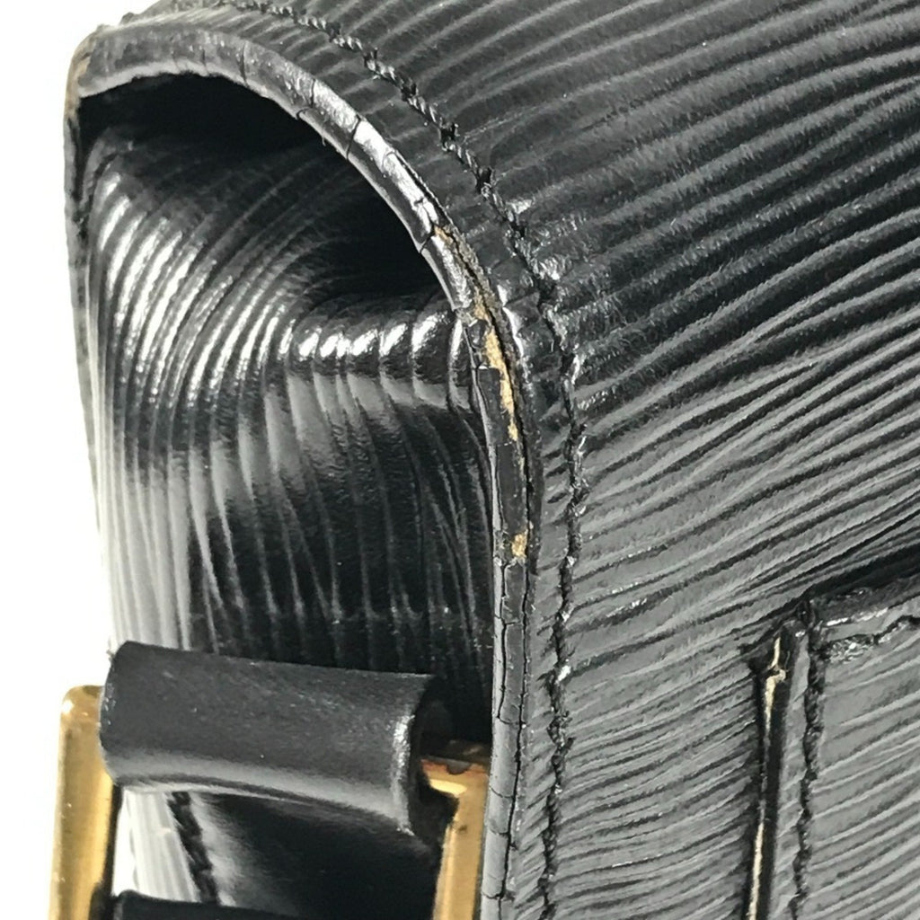 Louis Vuitton Black Noir Epi Leather Shoulder Bag