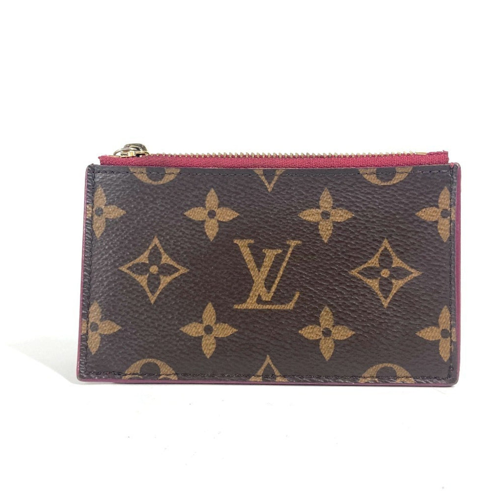 Louis Vuitton Monogram Brown Purple Monogram Coin Purse/Coin Case