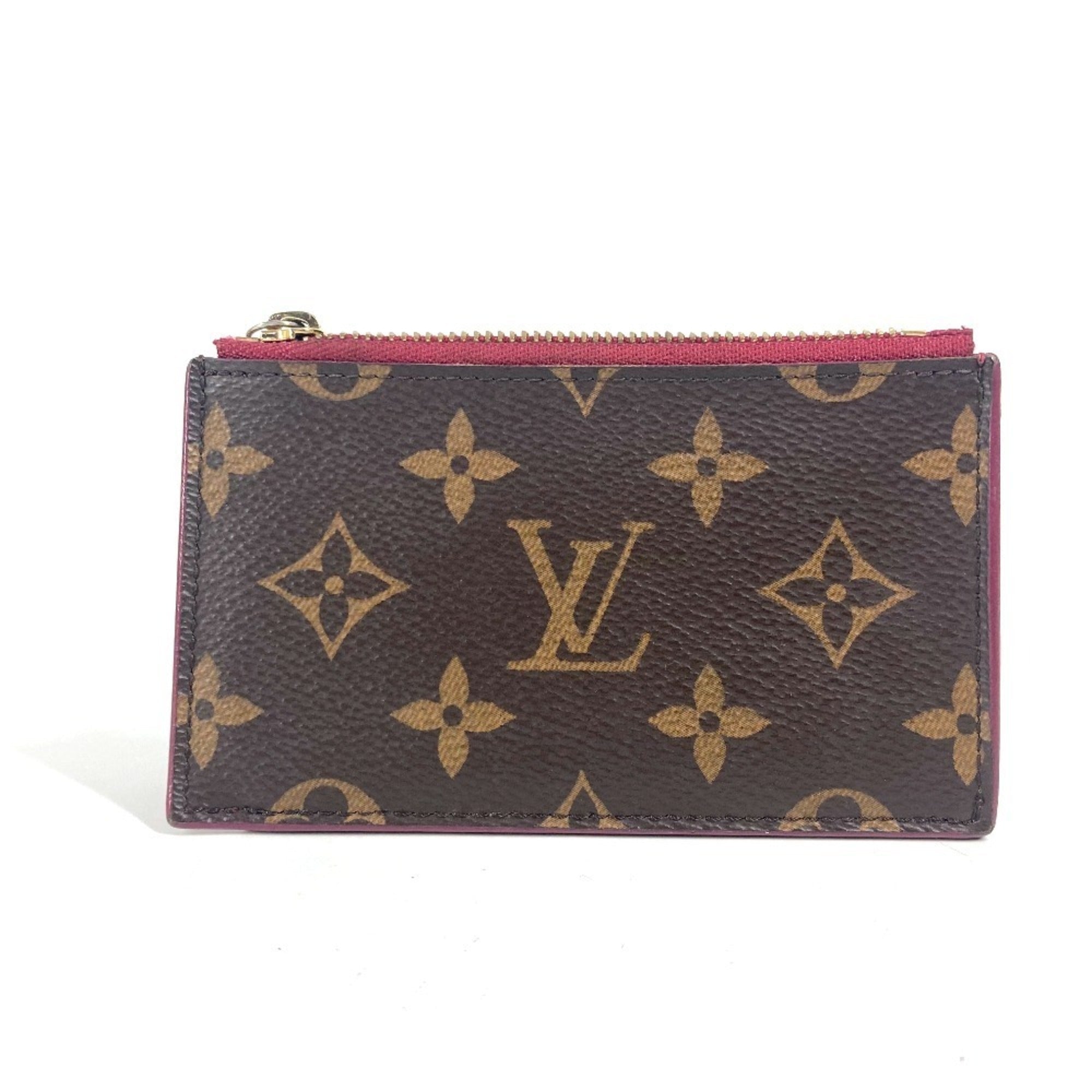 Louis Vuitton Monogram Brown Purple Monogram Coin Purse/Coin Case