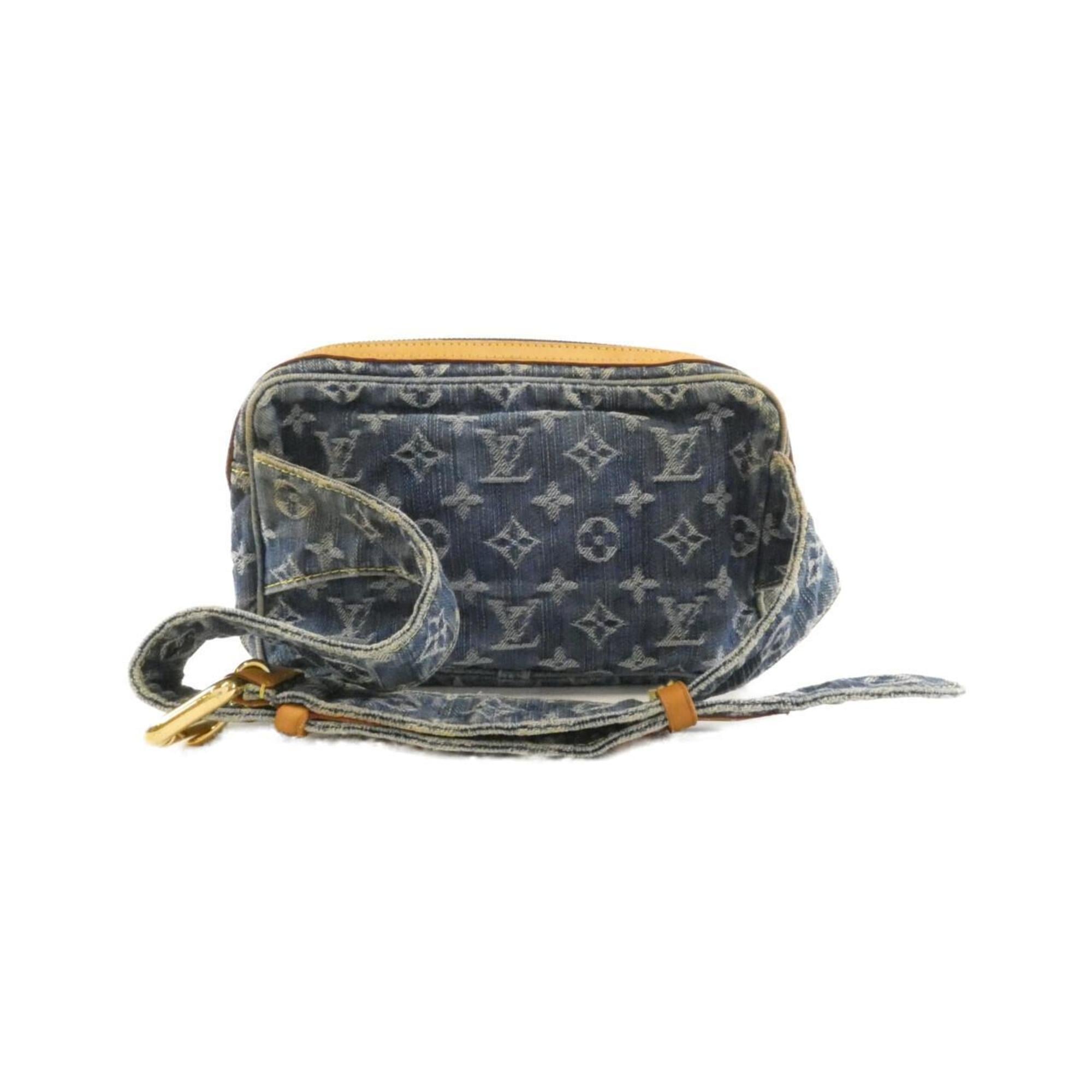 Louis Vuitton Blue Denim Shoulder Bag