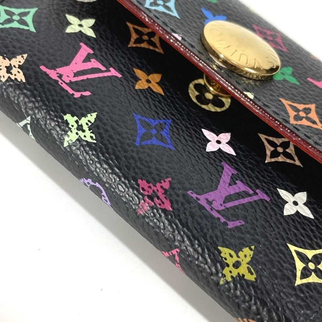 Louis Vuitton Black Noir Monogram Multicolore Coin Purse/Coin Case