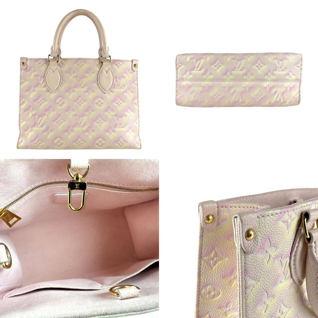 Louis Vuitton Monogram Empreinte Pink Yellow Monogram Empreinte Handbag Shoulder Bag