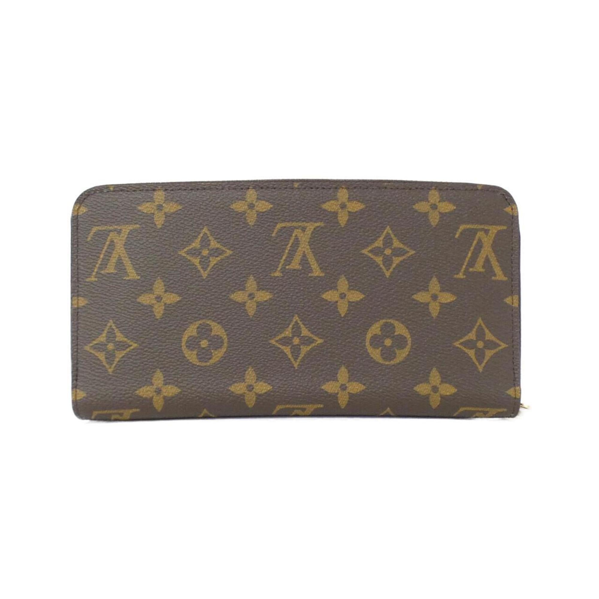 Louis Vuitton Marron Coated Canvas Long Wallet