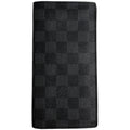 Louis Vuitton Black Damier Graphite Long Wallet