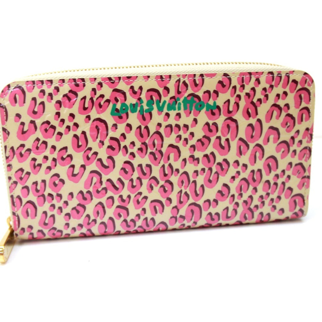 Louis Vuitton Pink Leather Long Wallet