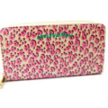 Louis Vuitton Pink Leather Long Wallet