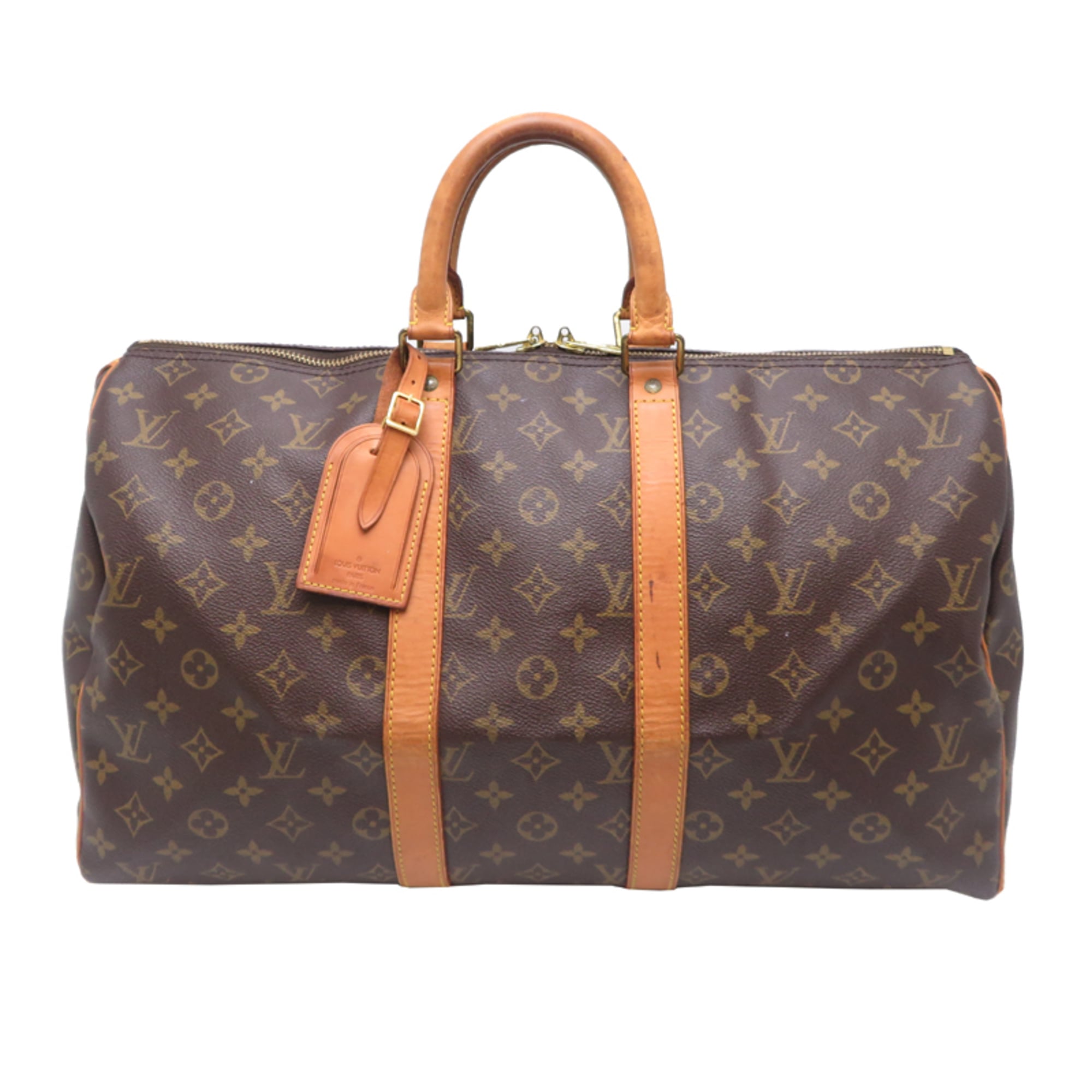 Louis Vuitton Brown Monogram Boston Bag