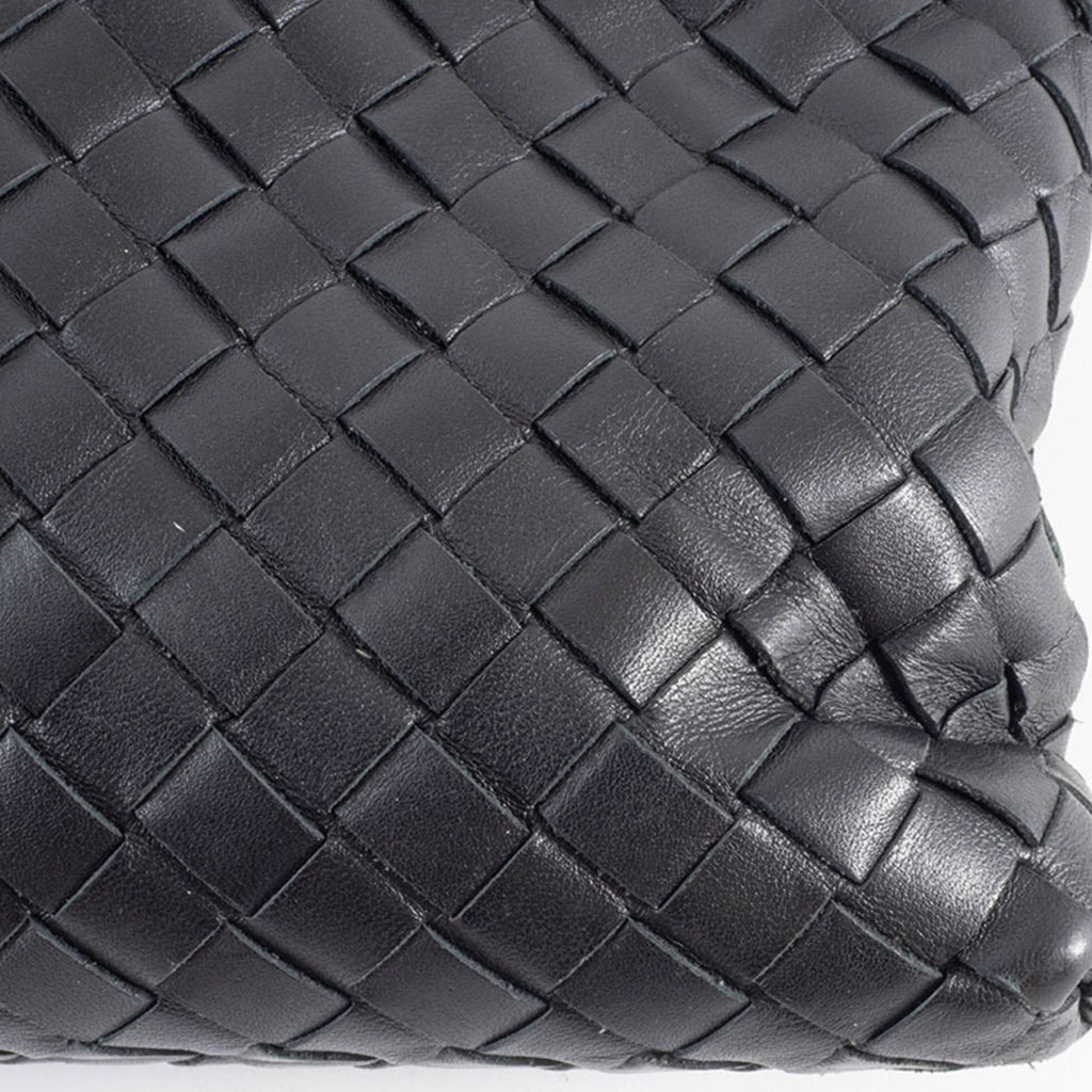 Bottega Veneta Black Leather Shoulder Bag