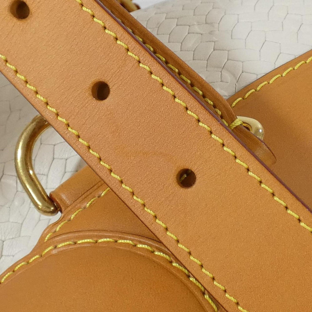 Louis Vuitton Off-White Leather Handbag