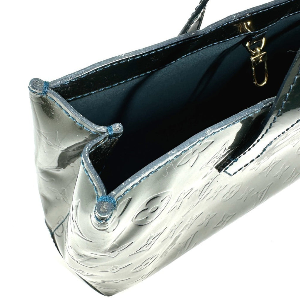 Louis Vuitton Monogram Vernis Blue Nuit Green Monogram Vernis Handbag Tote Bag