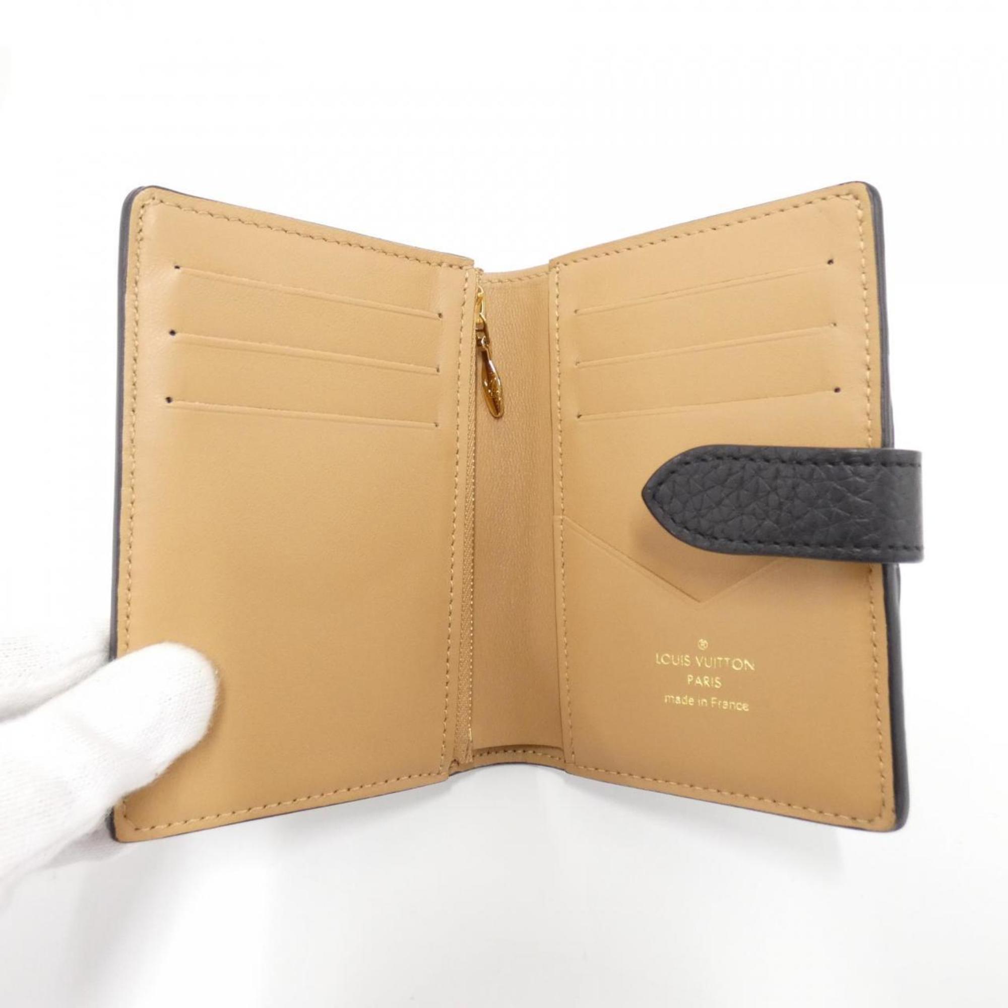Louis Vuitton Taurillon Black Leather Wallet