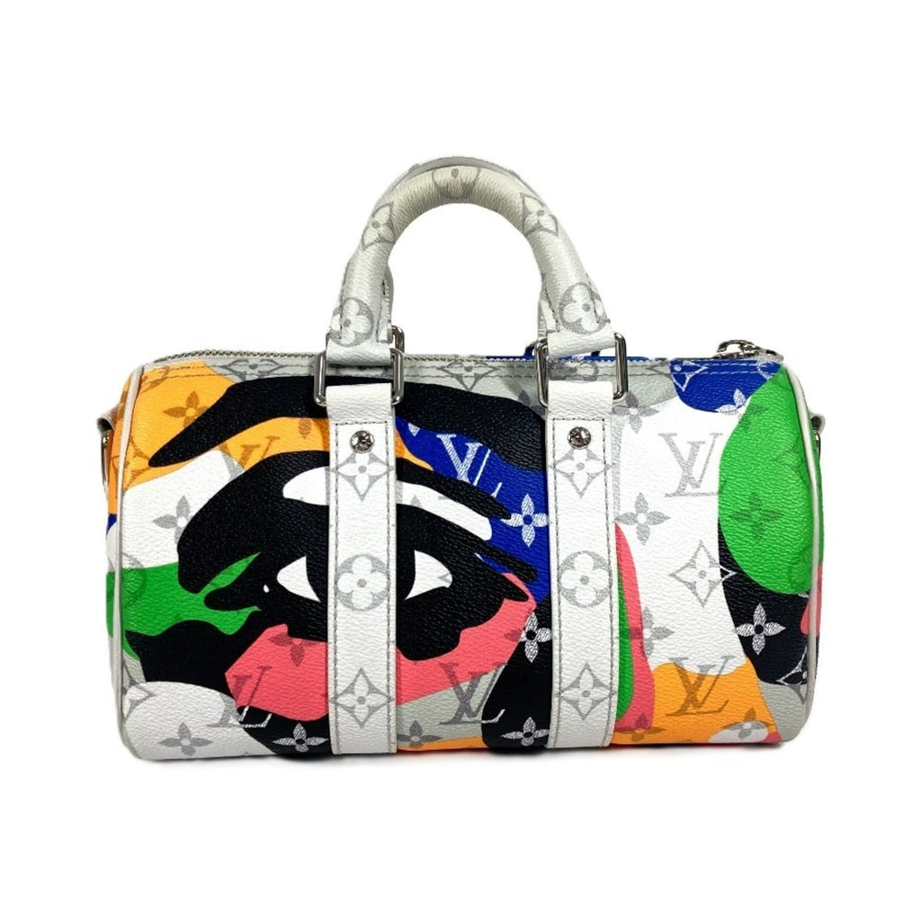 Louis Vuitton Multi-Color Monogram Leather Boston Bag Handbag Shoulder Bag
