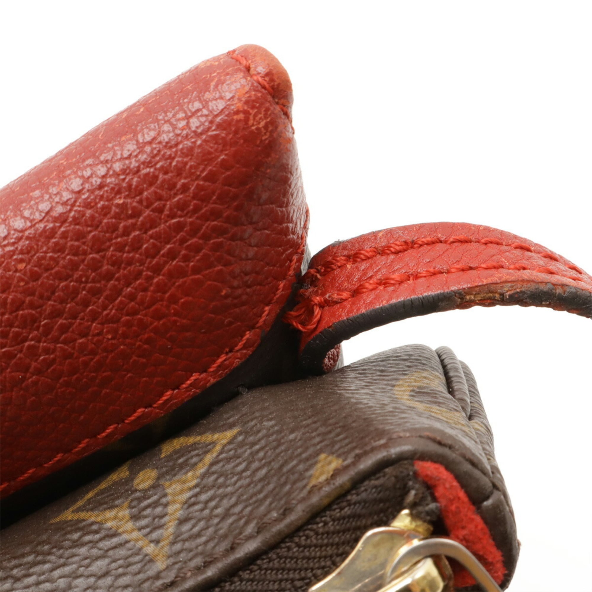 Louis Vuitton Cerise Monogram Canvas Leather Pochette Shoulder Bag