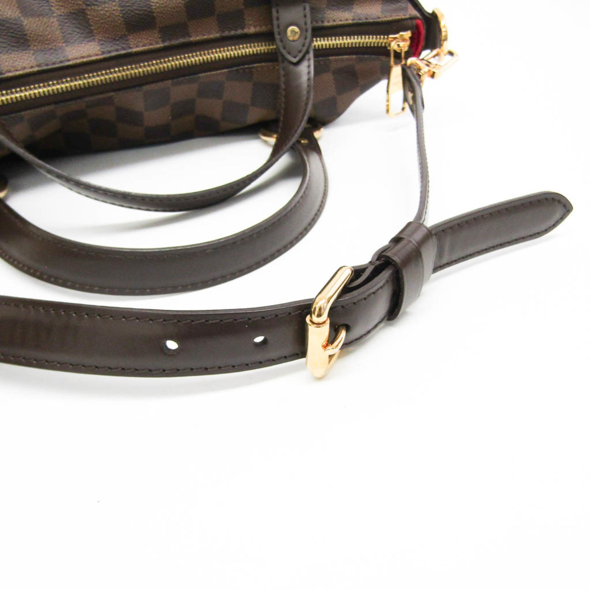 Louis Vuitton Damier Ebene Damier Canvas Handbag Shoulder Bag