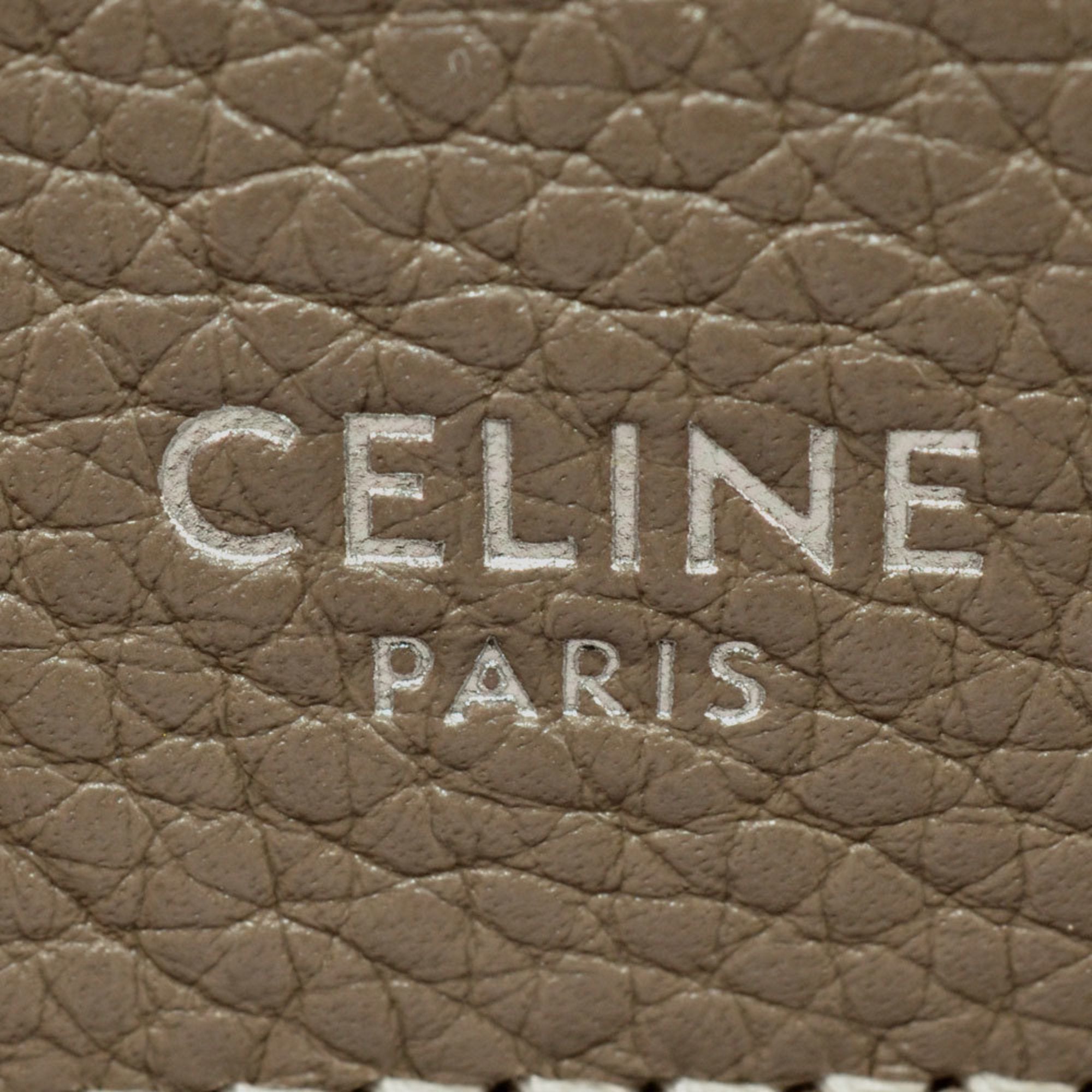 Celine Grayish Leather Handbag